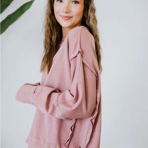 Like New All Year Round Crew by Lily & Lottie - Nude Pink - XL/2XL Lauriebelles